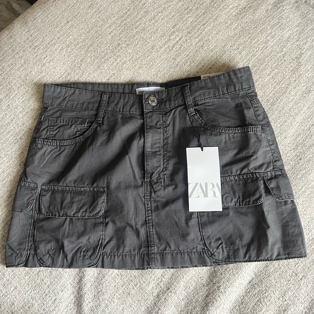 Zara Charcoal Mini Skirt